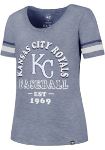 47 Kansas City Royals Womens Light Blue Cruiser Short Sleeve T-Shirt