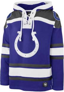 47 Indianapolis Colts Mens Blue Lacer Fashion Hood
