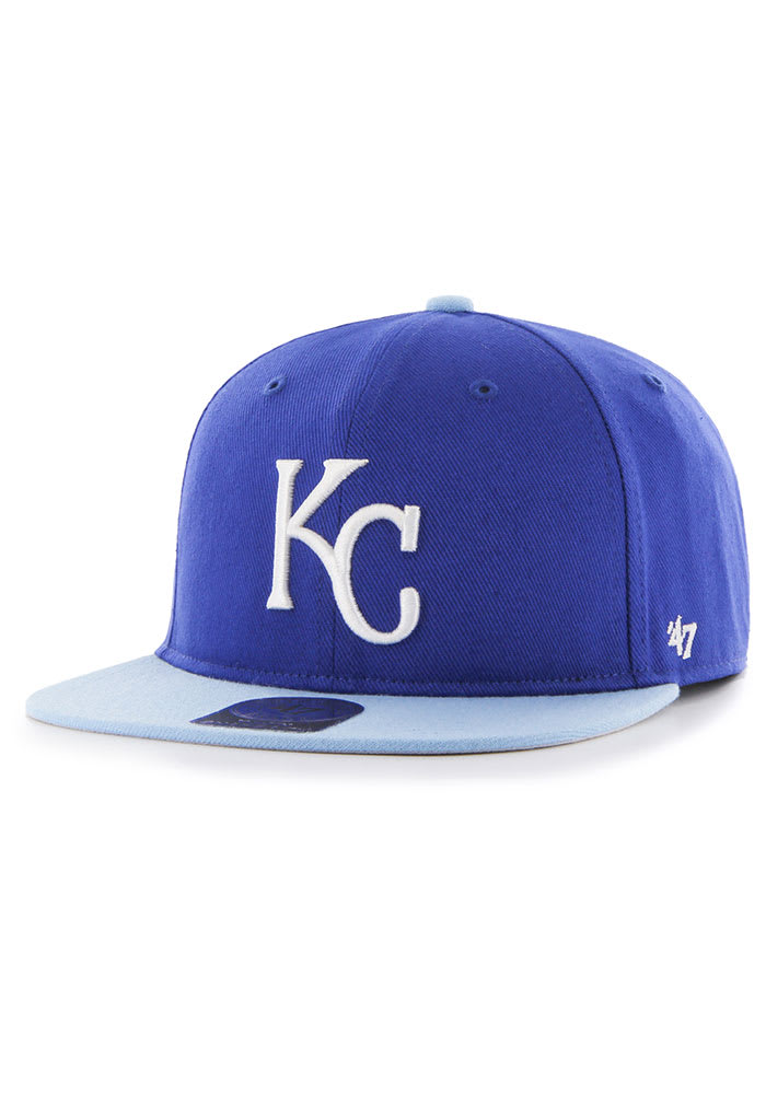 47 Kansas City Royals Blue 2T Lil Shot Captain Youth Snapback Hat