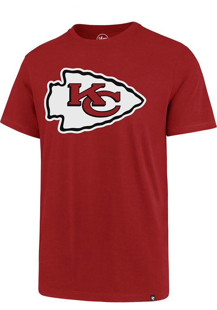 47 Kansas City Chiefs Red Imprint Super Rival Short Sleeve T Shirt
