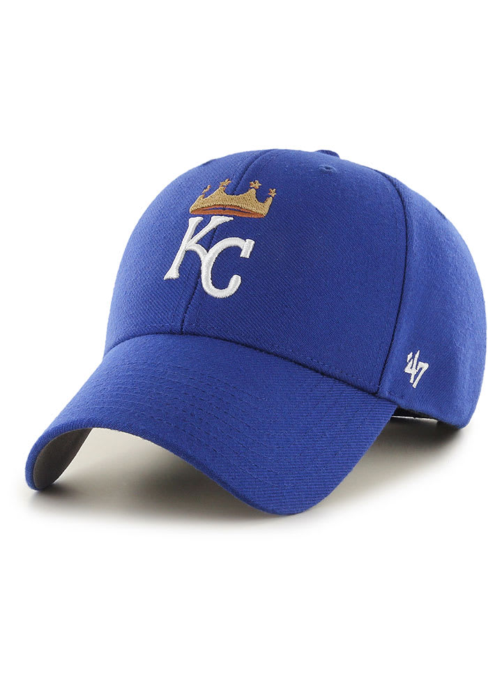 47 Kansas City Royals Basic MVP Adjustable Hat - Blue