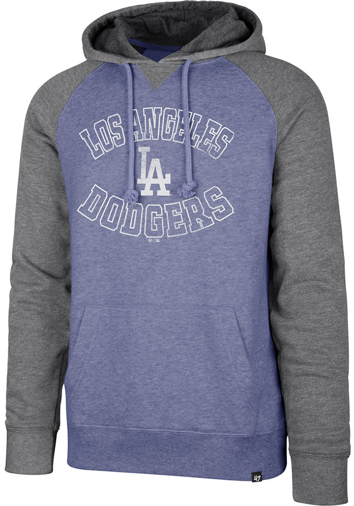 47 Los Angeles Dodgers Mens Blue Match Raglan Fashion Hood