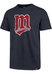 47 Minnesota Twins Navy Blue Throwback Club Short Sleeve T Shirt