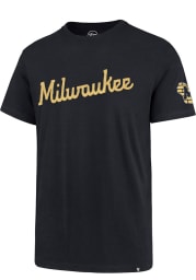 47 Milwaukee Brewers Navy Blue Fieldhouse Short Sleeve Fashion T Shirt