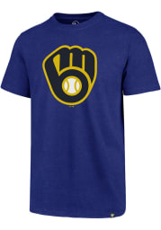 47 Milwaukee Brewers Blue Imprint Club Short Sleeve T Shirt