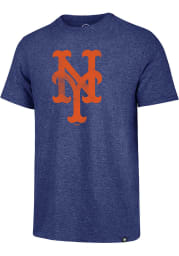 47 New York Mets Blue Imprint Match Short Sleeve Fashion T Shirt
