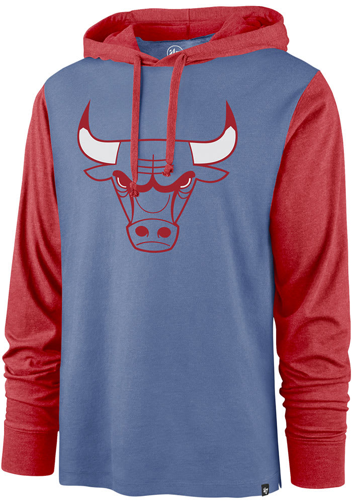 47 Chicago Bulls Mens Light Blue Callback Club Long Sleeve Hoodie