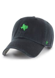 47 Texas Green Logo Base Runner Clean Up Adjustable Hat - Black