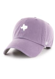 47 Texas White Logo Base Runner Clean Up Adjustable Hat -
