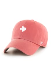 47 Texas White Logo Base Runner Clean Up Adjustable Hat - Red