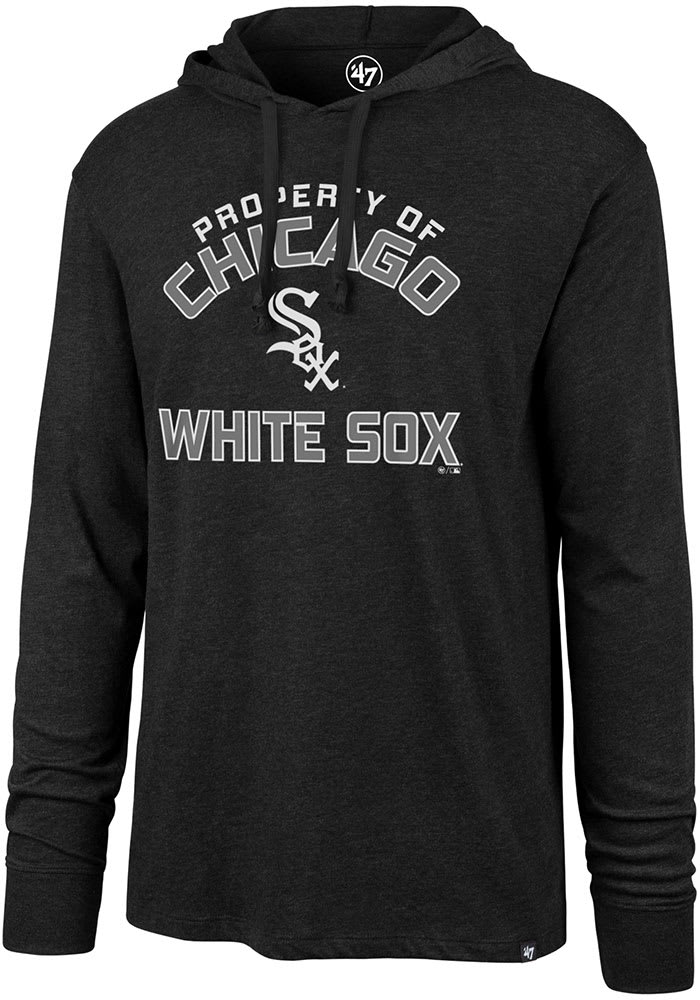47 Chicago White Sox Mens Black Property Arch Club Long Sleeve Hoodie