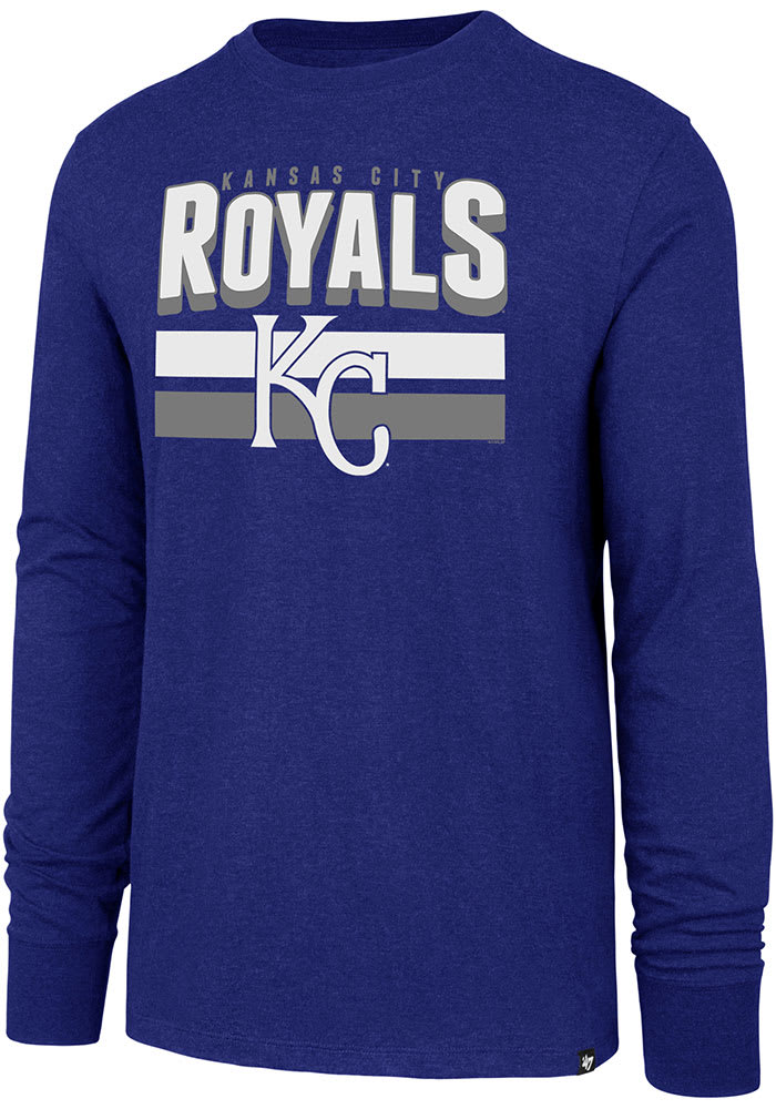 Men's Antigua Heathered Black Kansas City Royals Reward Crewneck Pullover Sweatshirt Size: Small