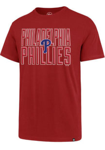 47 Philadelphia Phillies Red Bevel Rival Short Sleeve T Shirt