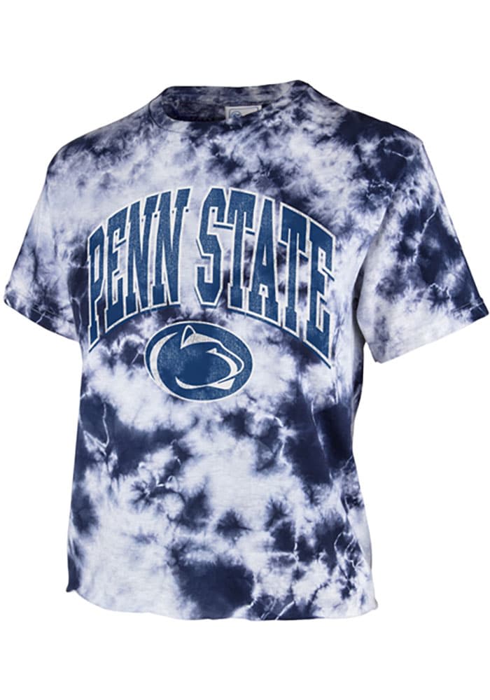 Gameday Couture Navy Penn State Nittany Lions Find Your Groove Split-Dye T-Shirt