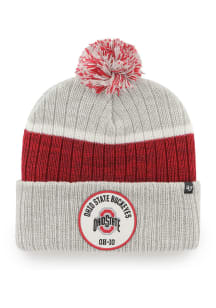 47 Ohio State Buckeyes Red Holcomb Cuff Mens Knit Hat