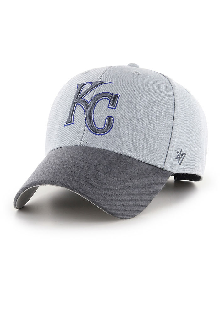 47 Kansas City Royals 2T MVP Adjustable Hat - Grey