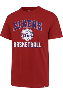 47 Philadelphia 76ers Red Game Changer Rival Short Sleeve T Shirt