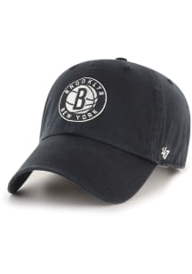 47 Brooklyn Nets Clean Up Adjustable Hat - Black