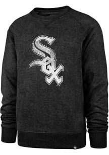 47 Chicago White Sox Mens Black Match Long Sleeve Fashion Sweatshirt