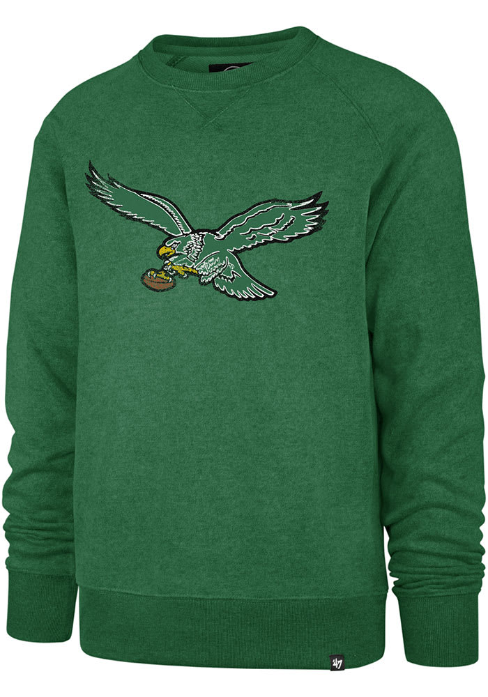 47 Philadelphia Eagles Mens Kelly Green Match Long Sleeve Fashion Sweatshirt