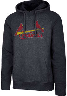 47 St Louis Cardinals Mens Navy Blue Match Raglan Fashion Hood