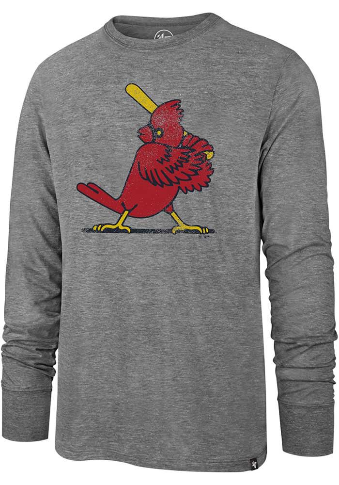 47 St Louis Cardinals Grey Match Long Sleeve Fashion T Shirt