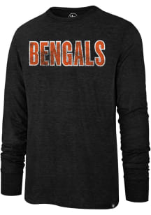 47 Cincinnati Bengals Black Match Long Sleeve Fashion T Shirt
