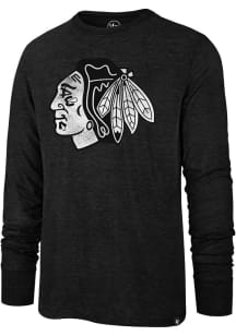 47 Chicago Blackhawks Black Match Long Sleeve Fashion T Shirt