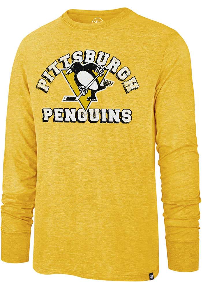 47 Pittsburgh Penguins Gold Match Long Sleeve Fashion T Shirt