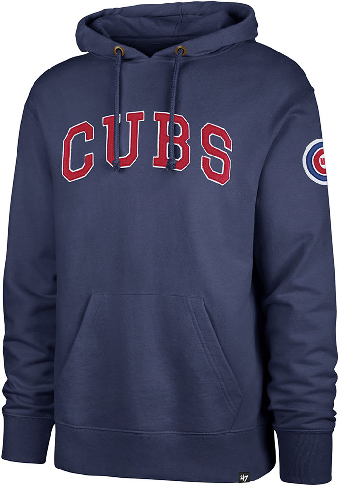 47 Chicago Cubs Mens Blue Match Raglan Fashion Hood