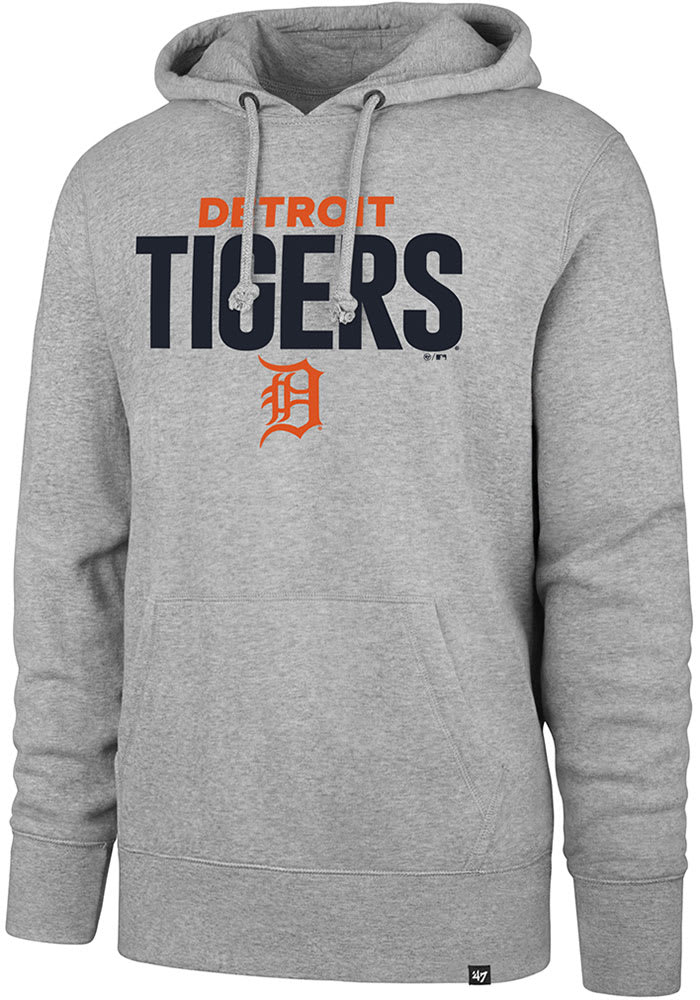 Sweatshirts  Mens 47 Brand Detroit Tigers Game Plan Headline Hood