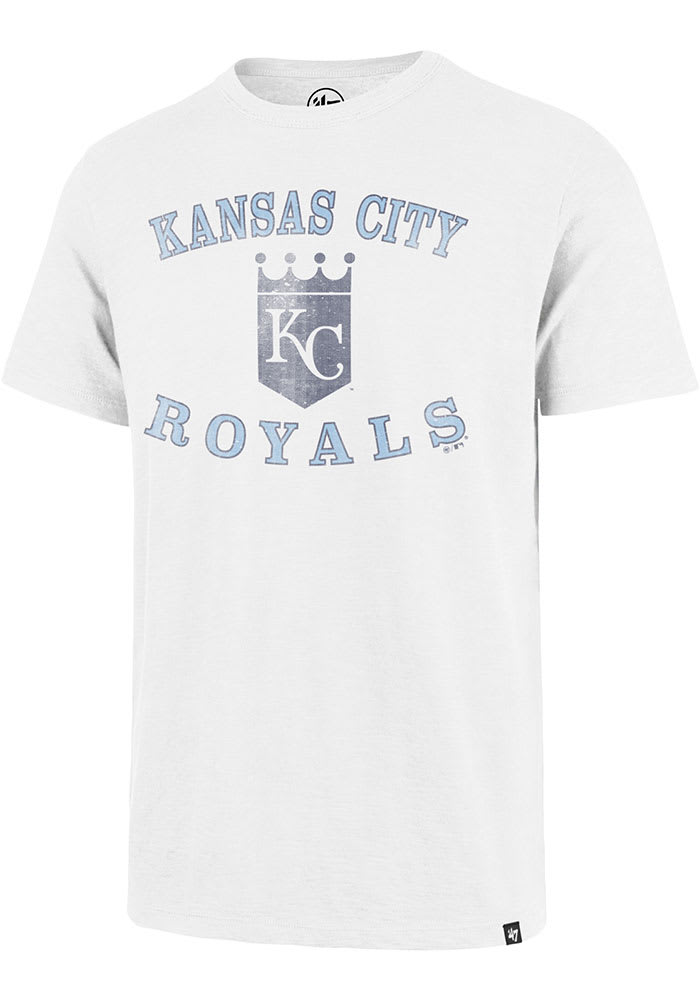 47 Kansas City Royals White COUNTER ARC SCRUM Short Sleeve Fashion T Shirt