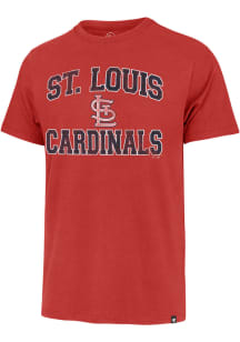 47 St Louis Cardinals Red UNION ARCH FRANKLIN Short Sleeve Fashion T Shirt