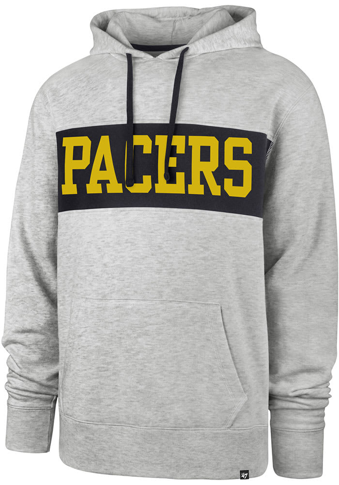 47 Indiana Pacers Mens White Chest Pass Fashion Hood