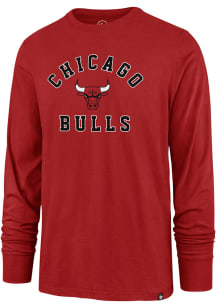 47 Chicago Bulls Red VARSITY ARCH SUPER RIVAL Long Sleeve T Shirt