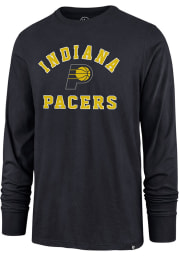 47 Indiana Pacers Navy Blue VARSITY ARCH SUPER RIVAL Long Sleeve T Shirt