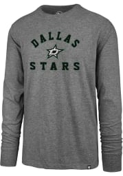 47 Dallas Stars Grey Varsity Arch Long Sleeve T Shirt