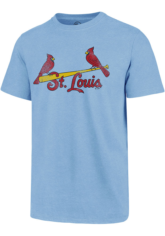 47 St Louis Cardinals Light Blue Imprint Club Short Sleeve T Shirt