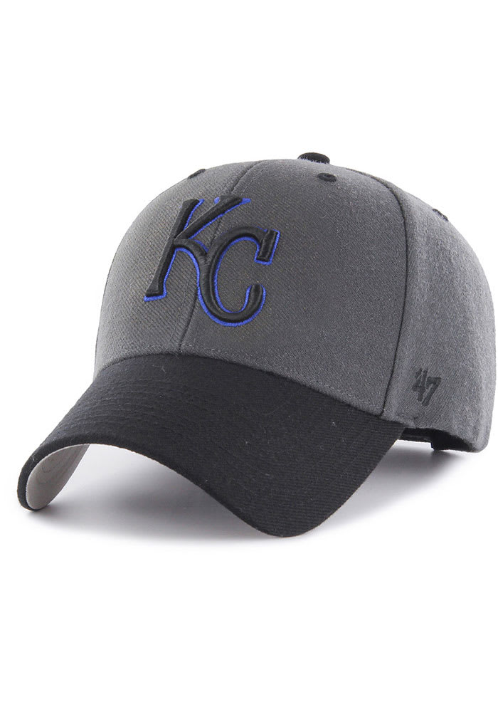 47 Kansas City Royals Charcoal 2T MVP Youth Adjustable Hat
