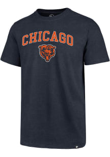 47 Chicago Bears Navy Blue ARCH GAME CLUB Short Sleeve T Shirt