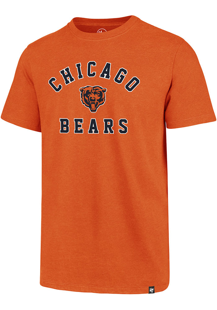 47 Chicago Bears Orange Varsity Arch Club Short Sleeve T Shirt