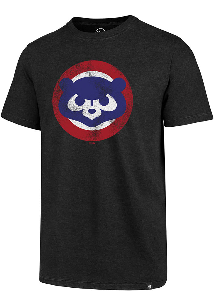 47 Chicago Cubs Black COOP Imprint Club Short Sleeve T Shirt