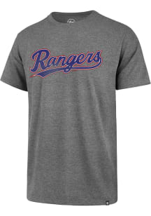 47 Texas Rangers Grey Imprint Rival Short Sleeve T Shirt