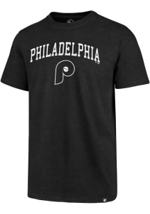 47 Philadelphia Phillies Black COOP Arch Game Club Short Sleeve T Shirt