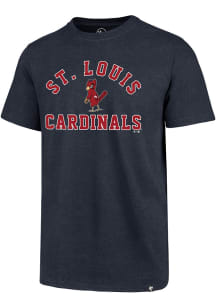 47 St Louis Cardinals Navy Blue COOP Varsity Arch Club Short Sleeve T Shirt