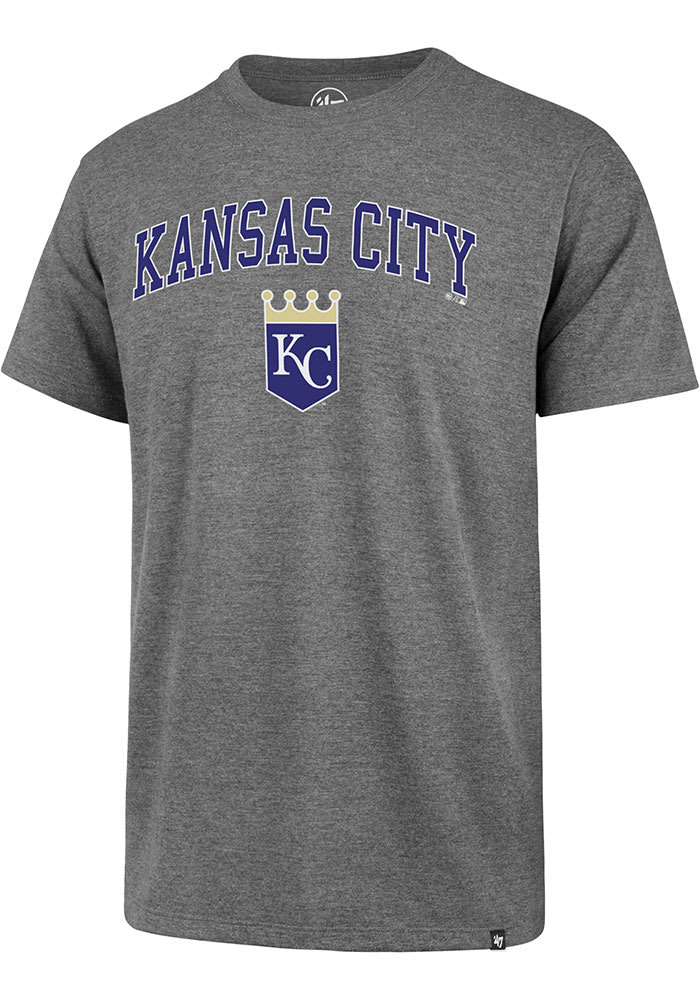 47 Kansas City Royals Grey Arch Game Rival Short Sleeve T Shirt
