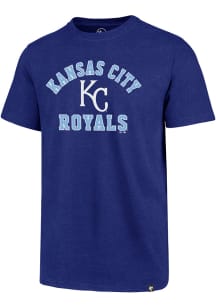 47 Kansas City Royals Blue Varsity Arch Club Short Sleeve T Shirt