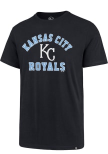 47 Kansas City Royals Navy Blue Varsity Arch Rival Short Sleeve T Shirt