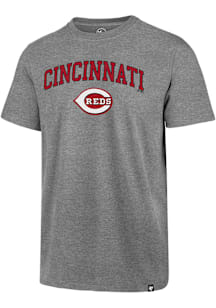 47 Cincinnati Reds Grey Arch Game Club Short Sleeve T Shirt