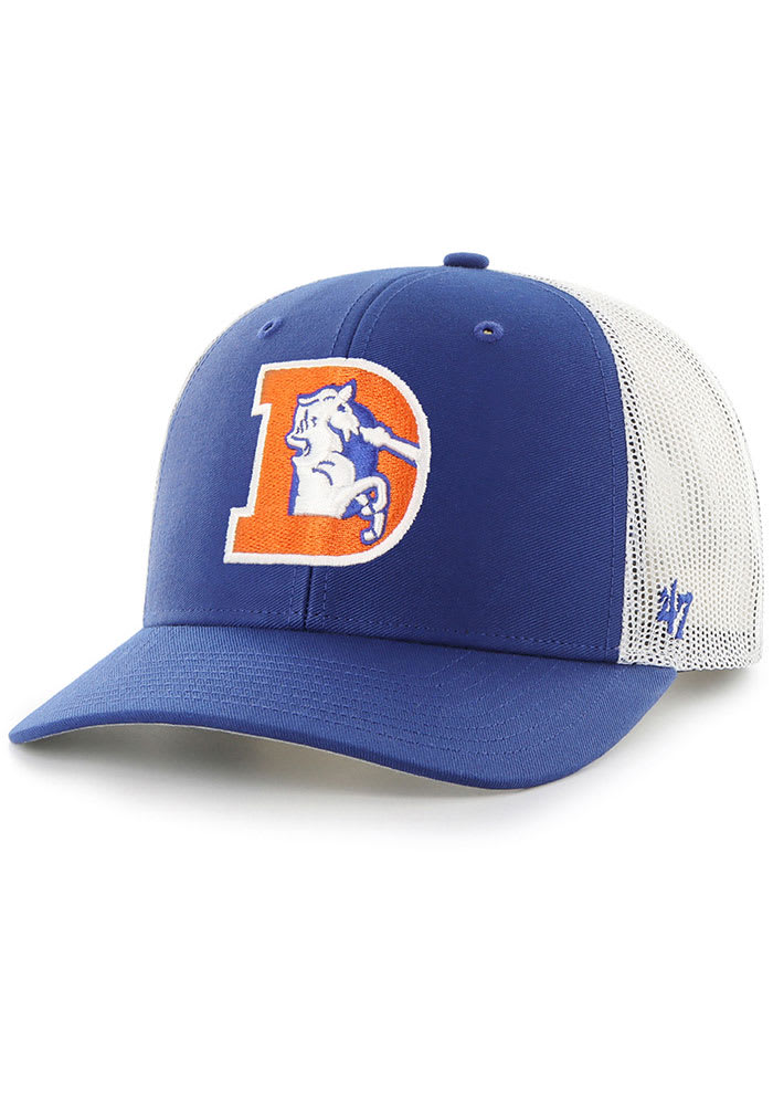 47 Denver Broncos Vintage Trucker Adjustable Hat - Blue